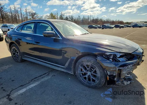 2023 BMW I4 Edrive 35 z USA, uszkodzony, nr VIN WBY43AW08PFR28991